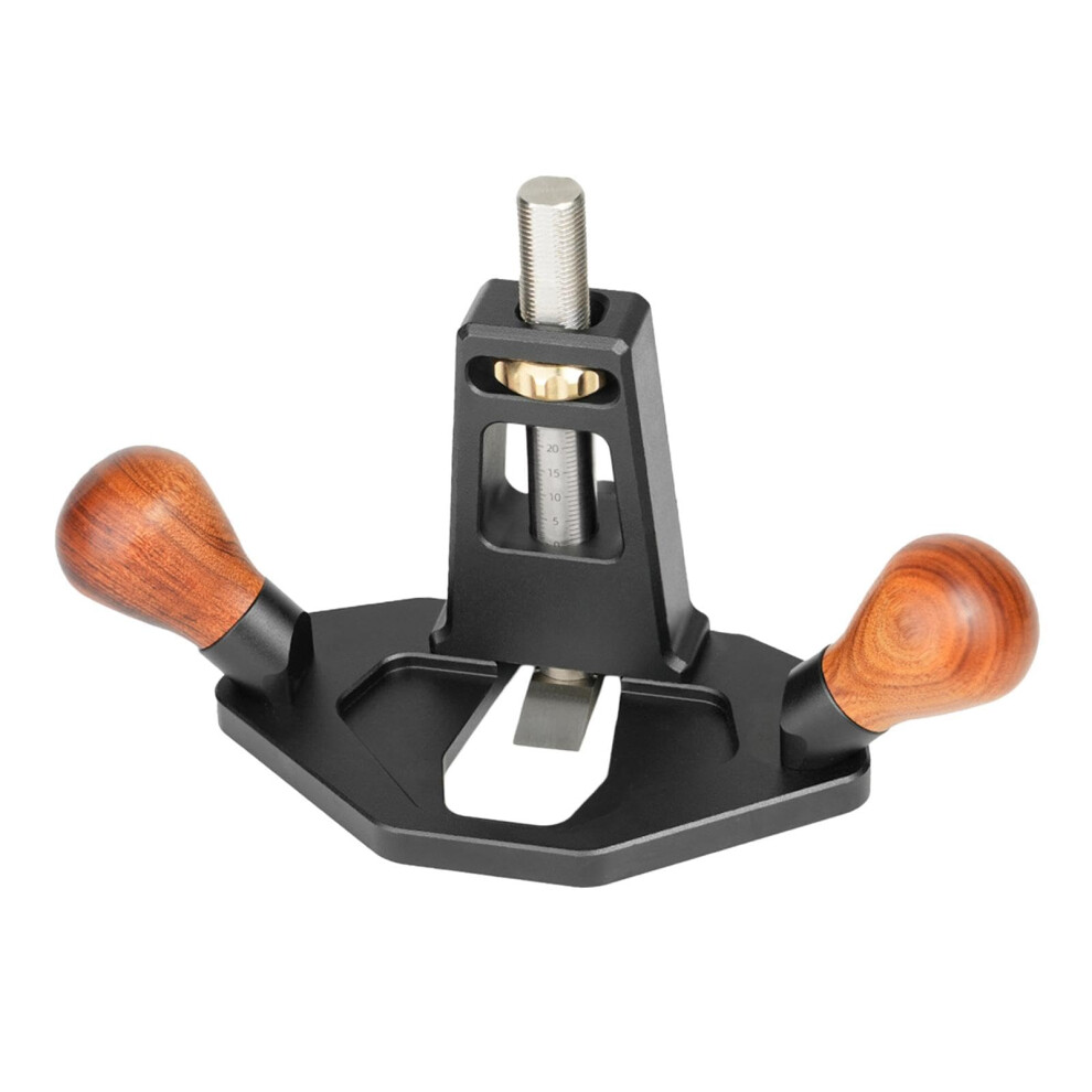 Mini Woodworking Planer Flat Bottom Edged Plane, Portable Handheld Wood Planer, Surface Smoothing Tool, 64 Red And Black 9347817930795