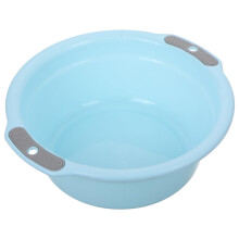 Plastic Wash Basin Kitchen Sink Bowl with Dual Handles for Laundry, Vegetables and Baby Bath