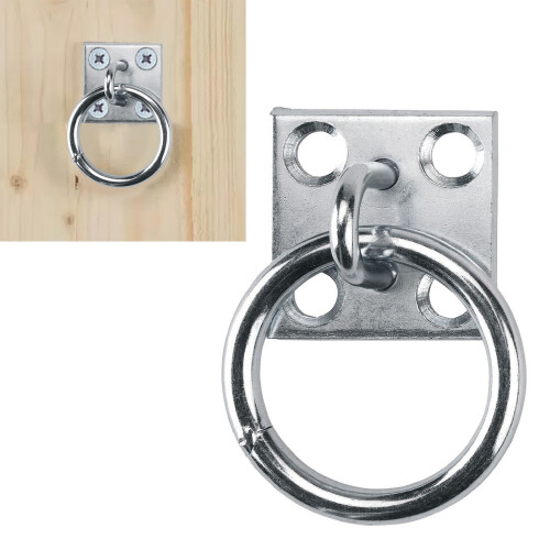 Anbinderingplatte, rostfreier Überzug aus Metall,