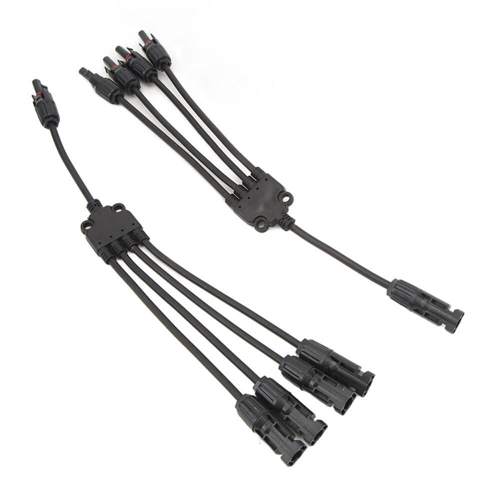 Solar Connectors 1 To 4 Y Branch Parallel Adapter Kit, Ppo Material 8731369017881