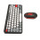 Silent Operation Wireless Keyboard with Ergonomic Mouse Compact 2.4G 1