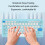 Ergonomic Wireless Keyboard Mouse Bundle Blue 2.4G Slim Round Keycaps for PC 8