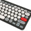 Silent Operation Wireless Keyboard with Ergonomic Mouse Compact 2.4G 9