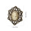 Ensemble de broches camée Vintage élégantes, avec finition or-2 5