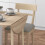 Homcom HOMCOM Foldable Dining Table, Round Drop Leaf Table, Wood Legs, Natural 9