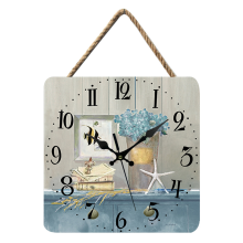 Retro Chic Decor Wall Clock, Vintage Round Rustic Style, Silent Non-Ticking Battery Operated Clocks, Perfect Gift for Various Occasions (10 Inch)