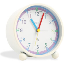 Learning Clock for Kids, Silent Non-Ticking Quartz with Color-Coded Time Learning, Battery-Powered Decorative Wall Clock for Classroom or Child's Bedr