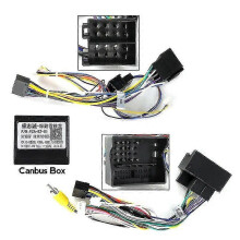 (Cable Canbus) For Peugeot 307 2004 - 2013 Car Radio Dashboard Panel Frame Power Cord Canbus Car Video Cable Wires