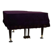 (210 to 220CM, purple) Velvet Grand Piano Cover Piano Cover-antistatic Non-stick Ash