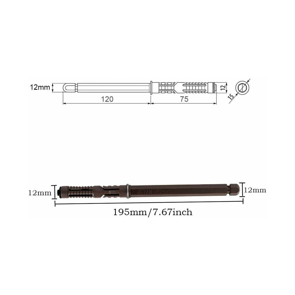 Floating Shelf Brackets, Invisible Shelf Brackets With Hexagonal Column Support For Custom Concealed Shelf Support In Multiple Use Spaces (One Size, 9128293497367