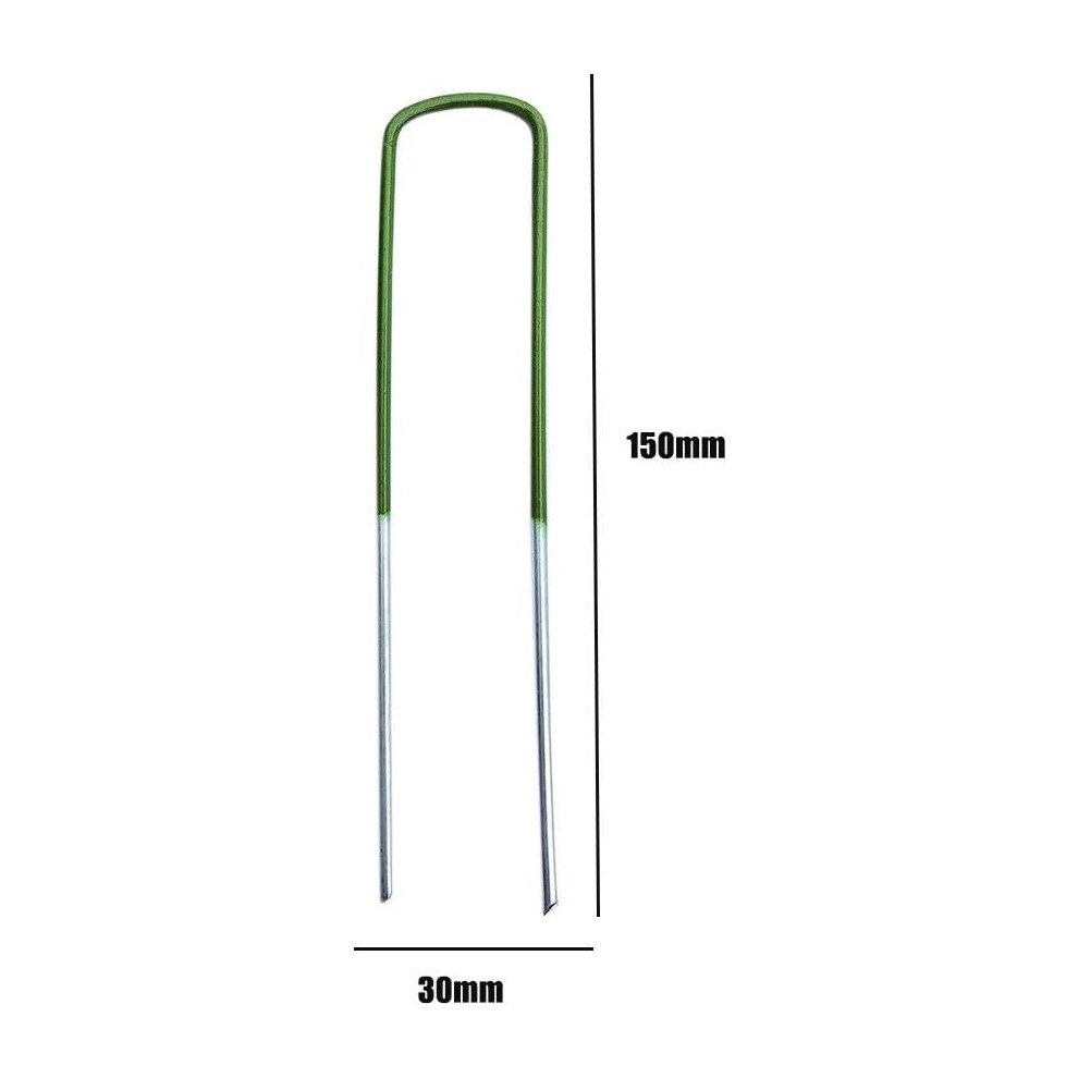 Shaped Design Garden Staples, Sharp Ends For Easy Ground Insertion, Durable Construction Ensures Longevity And Robustness In All Your Landscaping 9128293497312