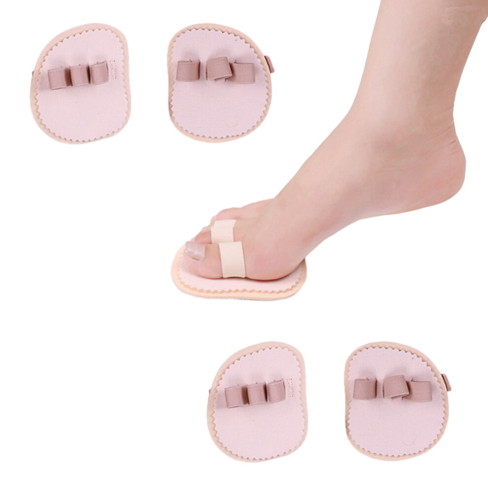 Polyester Reusable Toe Correctors For Adjustable Big Toes Bunion Protector, Ergonomic Design Toe Separator, Hallux Valgus Flexible Toe Splint For