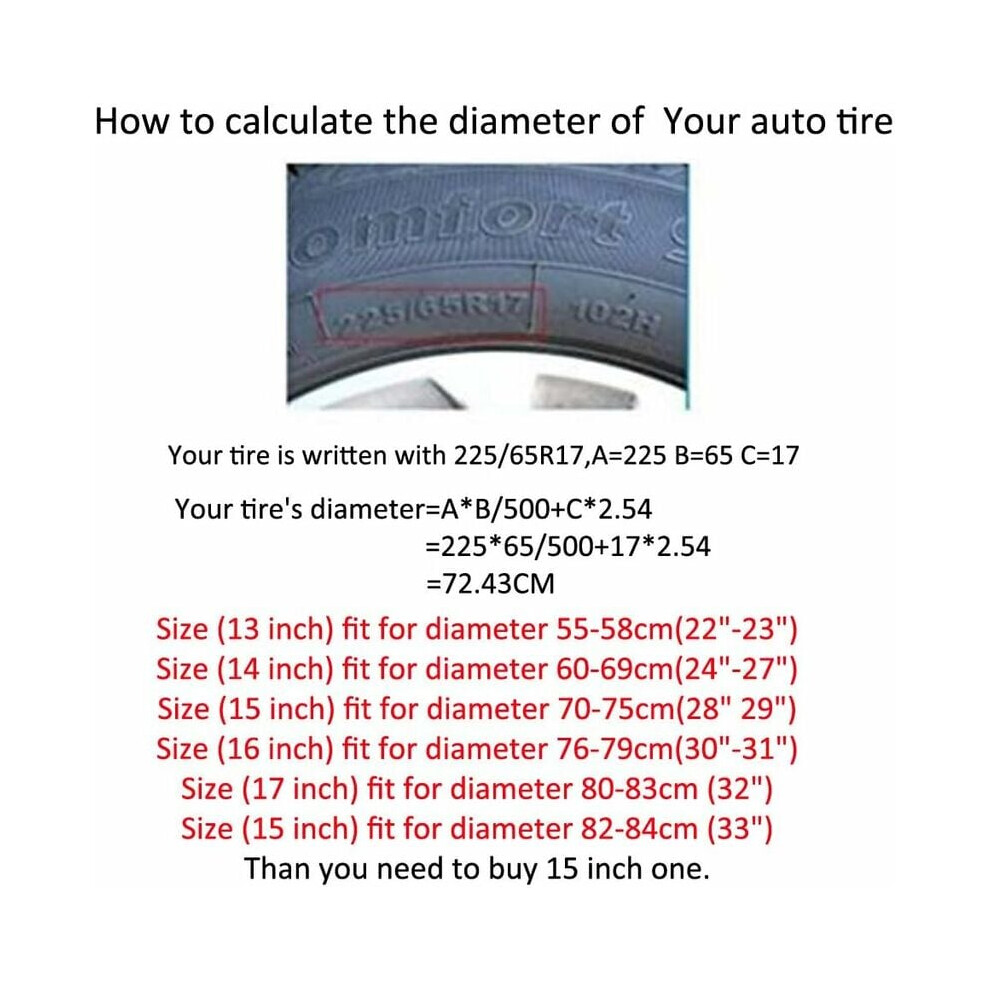 Spare Tire Cover, Universal Fit Heavy Duty Material Weatherproof Protection For Jeep, Trailer, Rv, Suv, Camper And Vehicle (15 Inch) 9128293497572