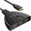 HDMI Switch3X1, Εναλλαγέας HDTV 4K για υποστήριξη 3D, Αυτόματη ανίχνευση ενεργής συσκευής, 1