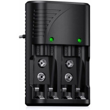 High Capacity Rechargeable AA and AAA Batteries, Low Self Discharge for Extended Life and Usage
