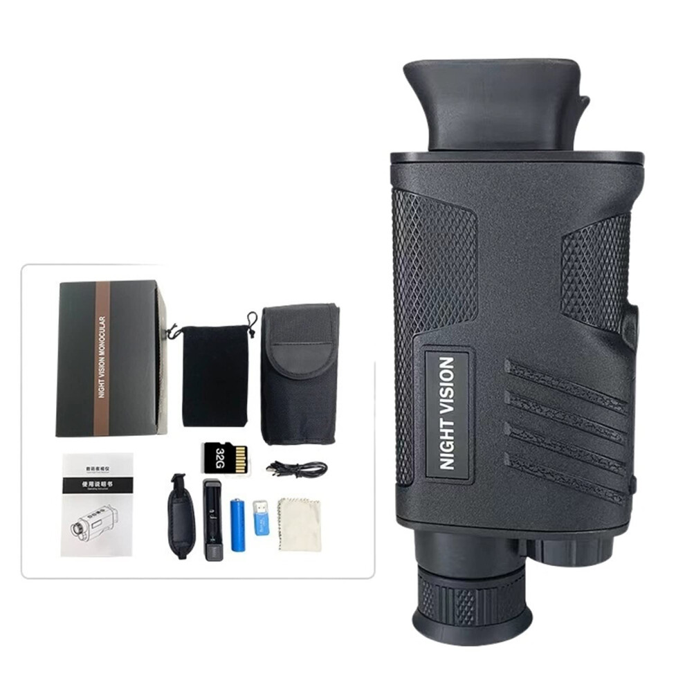 Night Vision Goggles 1080P Hd Monocular Night Vision Device Infrared 5X Digital Zoom Outdoor Dual Use 300M R10 Upgrade 9189345222368