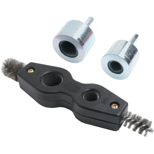 Dual End Brush Cleaner With Hexagonal Handle For 15mm Copper Pipe Maintenance 1