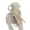 Porte-clés élégant en forme de chaussure de ballet, sangle-Blanc 1