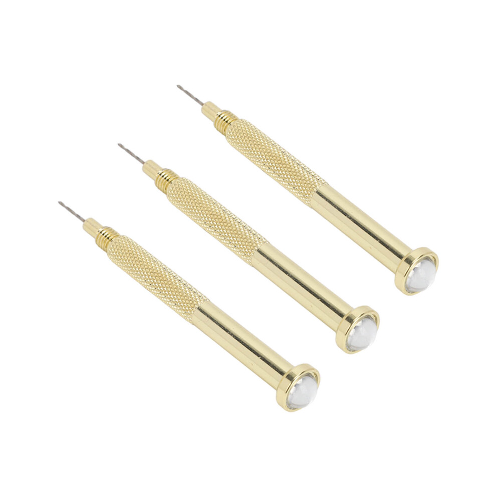 3pcs Manual Nail Piercing Tool Set Accurate Alloy Tips for Nail Art