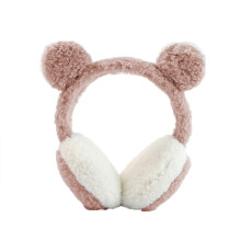 Warm Winter Earwarmer for Kids and Adults, Cute Cat Earmuffs with Sequins Plush Ear Warmers for Cold Weather, Foldable & Portable Ear Protectors for O
