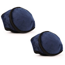 Foldable Ear Warmers for Men Women, Unisex Adjustable Winter Earmuffs with Premium Warmth, Windproof Skin Friendly Design for Cold Weather, Behind Hea