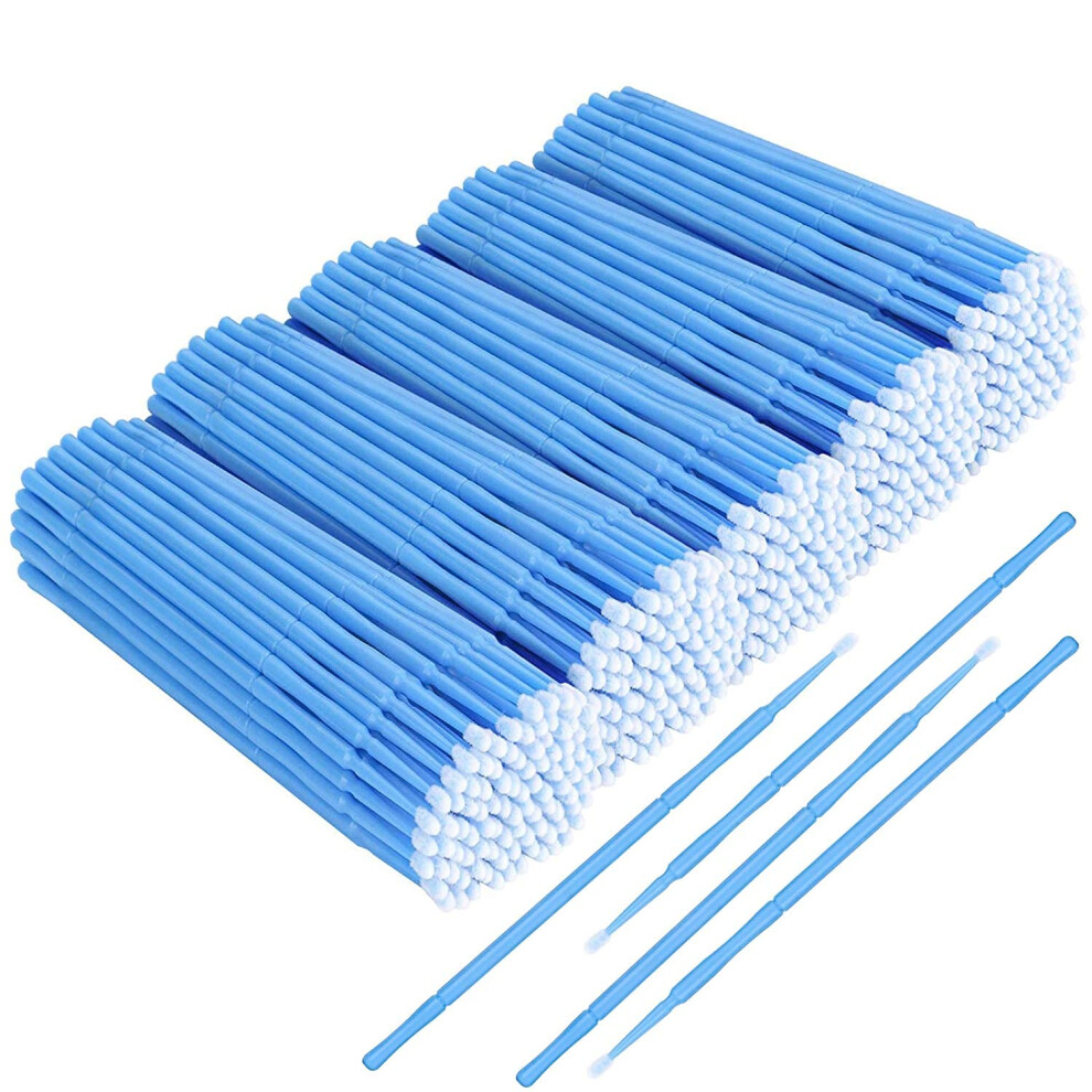 Disposable Micro Applicators With Durable Plastic Handle, Soft Micro Applicator Brush For Salon-Grade Eyelash Extensions, Variety Of Usages, Clean & H