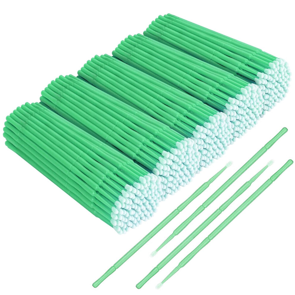 Micro Applicator Brush For Eyelash Extension, Beauty Microbrushes With Non-linting Microfiber Tips, Sanitary And Durable For Salon And Home Use, Trave