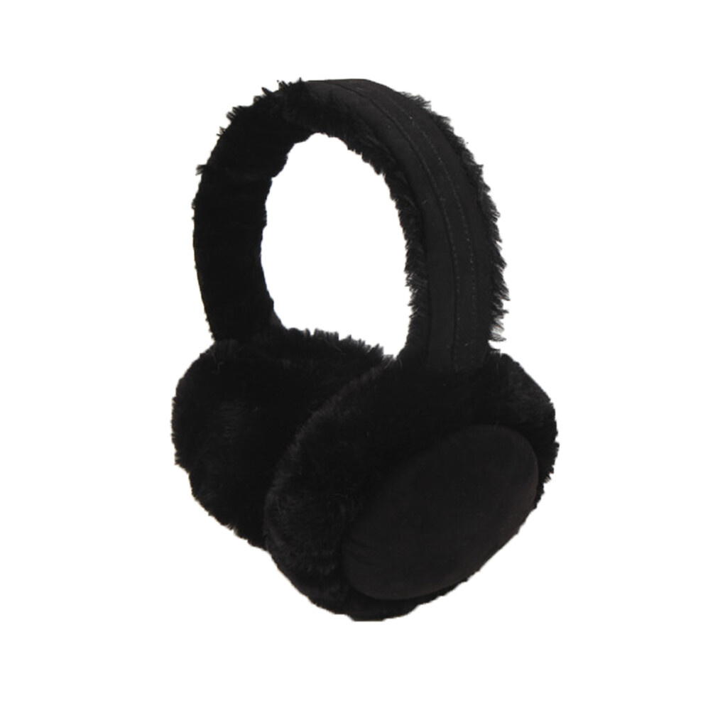 Earmuff For Winter, Soft And Warm Foldable Ear Muffs with Ultra Soft Fluffy Faux Fur Exterior, Portable Ear Protection Lightweight Windproof Warm Ear