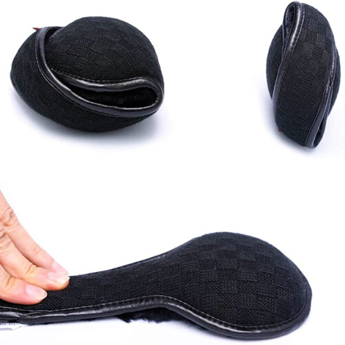 Adjustable Earmuffs For Cold Seasons, Foldable Warm Ear Covers With Ultra Soft Fluff Interior, Windproof Soft Plush Fluffy Ear Protector Featuring Wat 2
