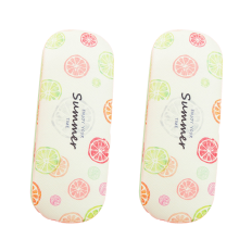 Hard Shell Glasses Cases in PU Material, Protective Eyewear Case with Soft Interior Lining, Lightweight and Durable Build, Classic Design for Unisex E