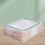 Closet Storage Bins with Metal Frame Stackable Transparent Shoe Organizer Boxes for Under Bed, Large Capacity Space Saving Moisture Proof Container Or 6