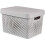 Home Organization Basket, Multi-functional Storage Solution for Around the Home, 17L Capacity Durable Plastic Organizer, Stackable & Nestable with Lid 1