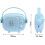 Ξυπνητήρι με προσομοίωση ανατολής ηλίου, νυχτερινό φως σε στιλ τοστιέρας με 6