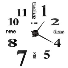 Personalized Timekeeper, Modern Design With Acrylic Mirror + Eva Foam Brings Elegance To Walls, Diy Size And Shape Lets You Customize Your Space, Envi