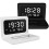 Smart Device Wireless Charging 3 In 1 Charging Station, Universal Compatibility Alarm Clock with Portable Cable Storage Box for Apple and Android Devi 4