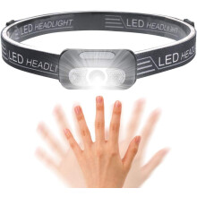 Linterna frontal recargable ultraligera y brillante, con ángulo ajustable y resistente al agua, con batería de larga duración para uso en