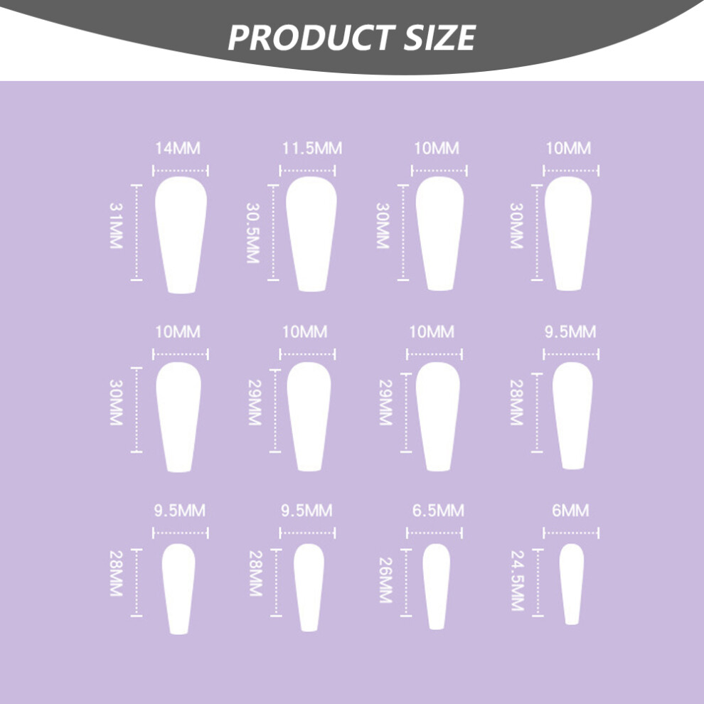 Square Medium Long Safe Material Reusable Acrylic Nails, Patriotic Nail Designs Independence Day Manicure Glossy American Flag False Nails For Women