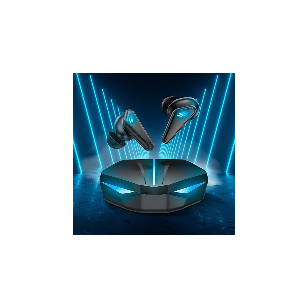 Fully Wireless Gaming Headphones, 360 Panoramic Surround Sound, Bluetooth 5.1 Connectivity, Ergonomic Design Ensuring Comfortable Wearing 9128293498562
