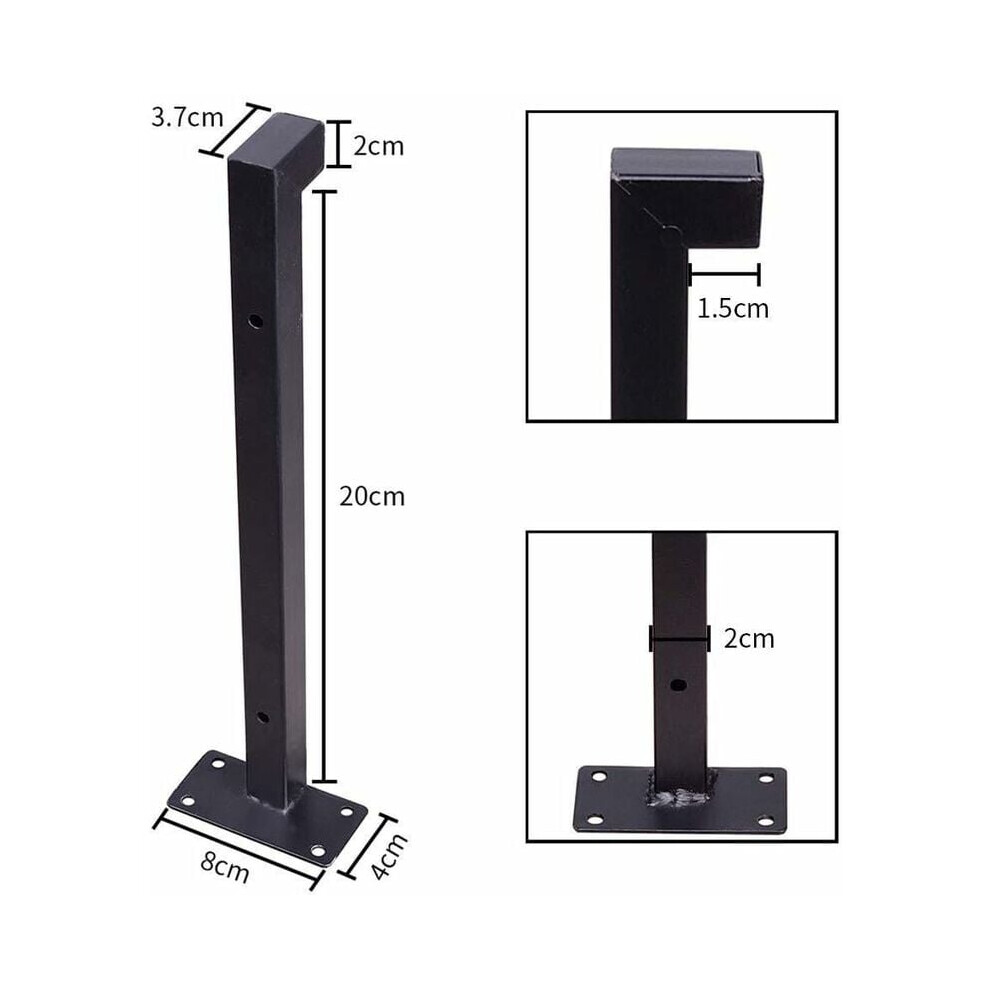 Innovative Floating Shelves Brackets, Heavy Duty Cast Iron Supports For Space Saver Decorative Wall Shelves, Hidden Mounting Design Ensures Sleek 9128293498678
