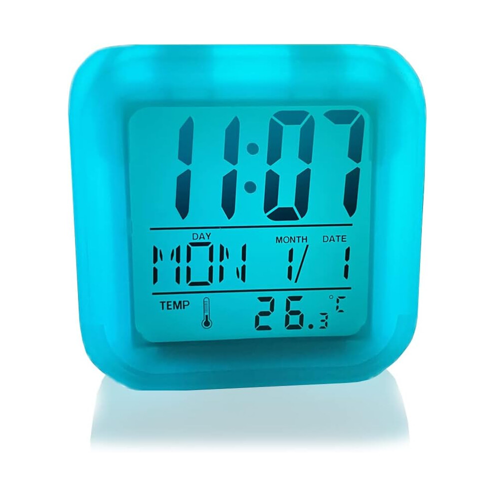 Dreamtime Navigator, Digital Alarm Clocks With 7 Color Changing Portable Design For Kids Everywhere Light