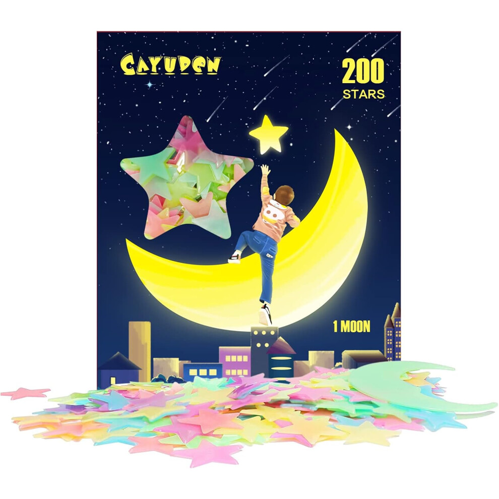 Magical Universe Creation, Night Light Alternative, Environmentally Friendly Ceiling Decor, Glowing Stars for Kids Room, Bright & Eco-Friendly