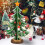 Ημερολόγιο Advent, Διαδραστικά Χριστουγεννιάτικα Διακοσμητικά, Ανθεκτικό Ξύλινο 5