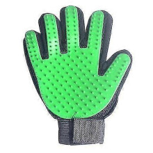 (1 Pair-Green) 1 Pair Pet Grooming Glove Soft Pet Hair Remover Gentle Deshedding Brush Glove Deshedding Tool For Cats Dogs Hair Remover Mitt Tw