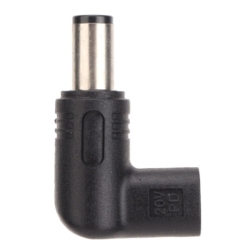 Ενσωματωμένος εξομοιωτής PD Trigger USB C σε αρσενικό προσαρμογέα DC 90 μοιρών υπό γωνία
