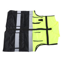 Reflektierende Warnweste dual in 2 Farben, Klasse 2, Hochsichtbare Arbeitsweste, XL