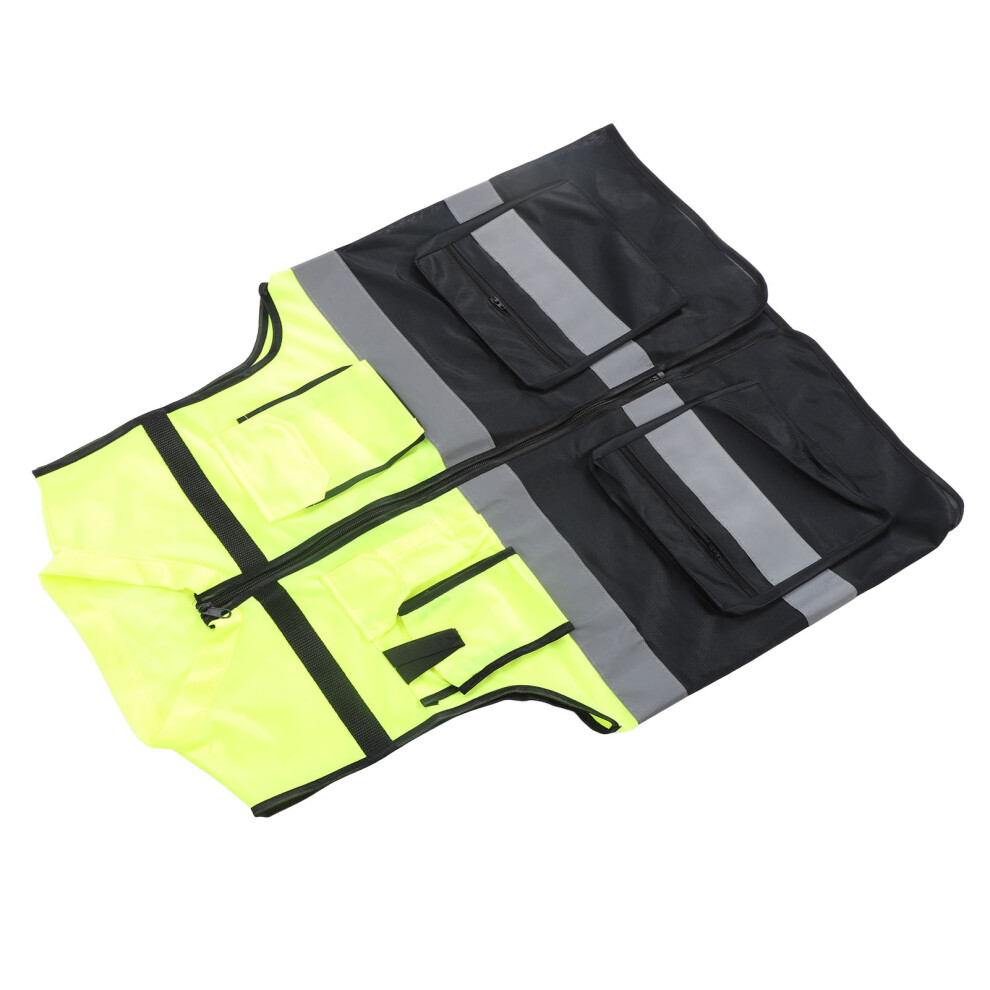 Dual Color Reflective Vest Class 2 High Visibility For Night Work Xxl 7891369021361