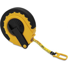 (As show, One size) 50m Professional Tape with Shock Resistant ABS Shell, High Strength Fiberglass Tape and Winding System with Inward Pivot