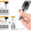 (As show, One size) Set of 6 damaged screw extractors 4