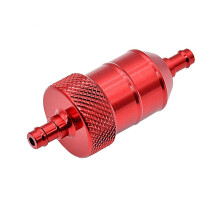 Motorbike Filter 8mm CNC Aluminum Alloy Gasoline Oil Filter For ATV Enduro Dirt Pit Bike MX Motocross BlackSilver