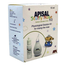 Baby Nasal Hygiene Kit | Apisal Saline Rinse & Suction Set 15ml
